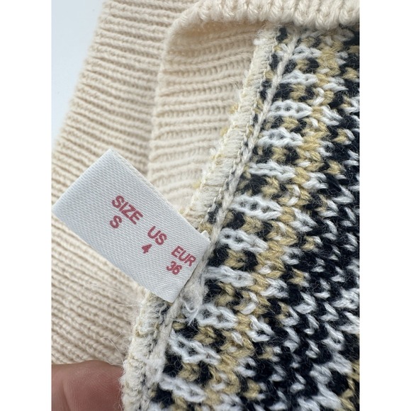 Romwe Ladies‎ Cable Knit Sweater Vest Preppy Tennis Golf V-Neck Size Small BB08 - Picture 5 of 9